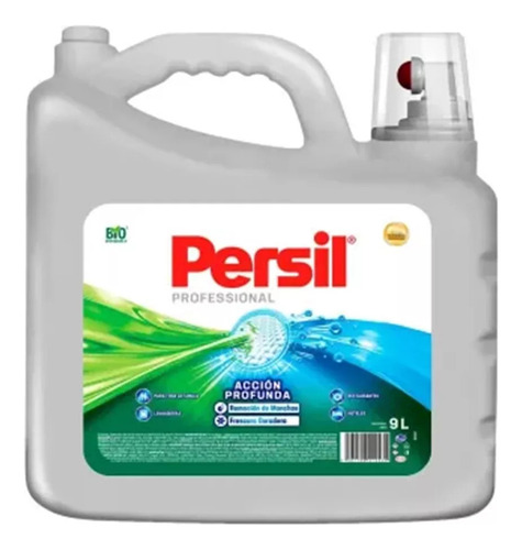 Detergente Para Ropa Líquido Persil Profesional Floral 9l