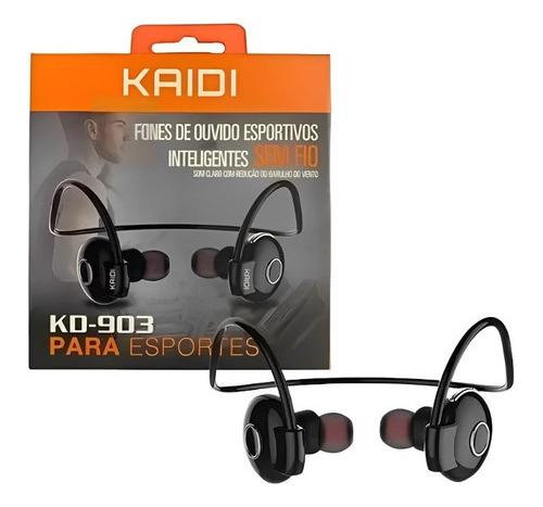 Fone De Ouvido Bluetooth 5.0 Kd903 Top Kaidi Esportivo Micro