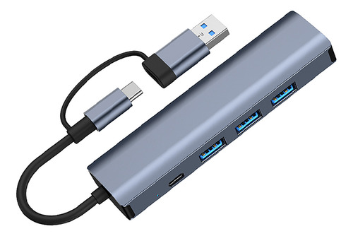 Adaptador Usb 3.0 A Ethernet, Hub Multipuerto 5 En 1 Con Gig