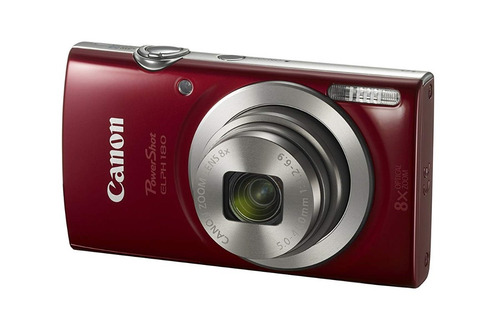 Canon Powershot Elph 180 Red Cámara Fotografica 20mp Hd 8x