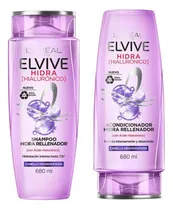 Comprar Duo L'oréal Elvive Hidra Hialurónico 680 Ml X 2 Shampoo Y Ac