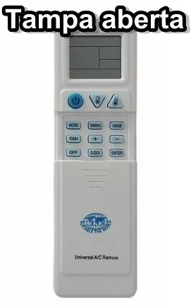 Imagem 2 de 4 de Kit 5controle Remoto Ar Condicionado Universal - Maioria Das