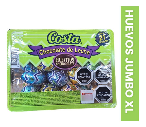 Huevos Pascua Costa Xl -21 Unidades 