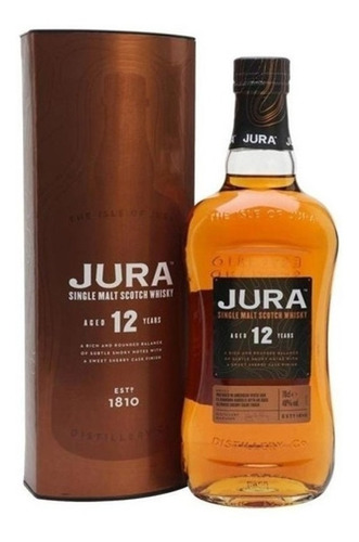 Whisky Isle Of Jura 12 Años Single Malt 700 Ml