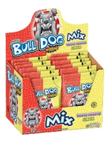 Pastillas Acidas Bulldog Caja X12 Un. - Dulsisa