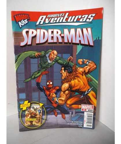 Marvel Aventuras 07 Spiderman Flip Book Avengers Televisa