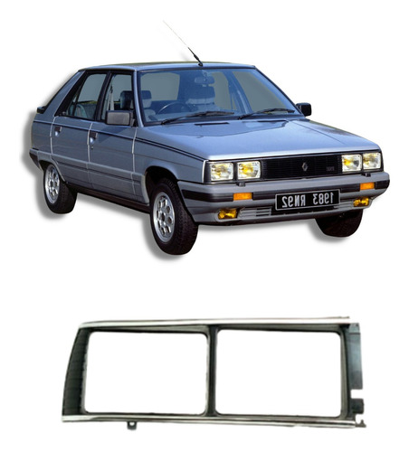 Aro Cromado Renault 11 1984 1985 1986 1987 1988 1989 1990