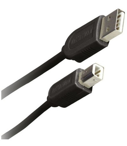 Cable Usb 1.1 Manhattan A-b 1.8 Mts Negro