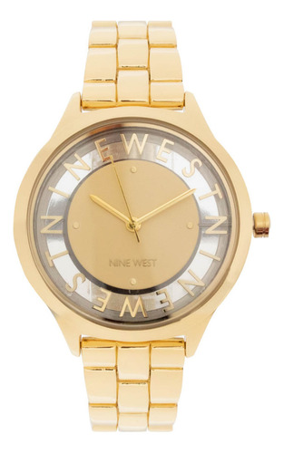 Reloj Nine West Gold Collection Dorado Nw2588chgb Mujer