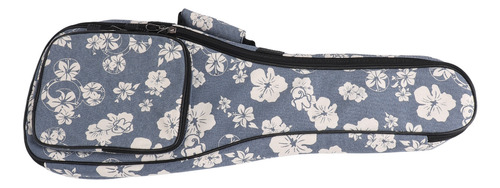 Bolsa Acolchoada Para Ukulele, Mochila Hawaiian Hibiscus Flo