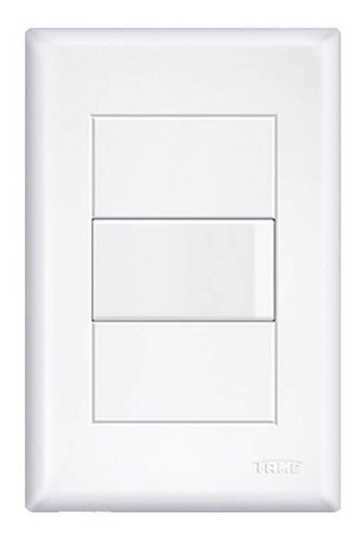 Interruptor Simples Evidence Com Placa 4x2 - Fame Cor Branco