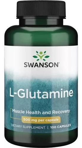 L Glutamina 500 Mg 100 Cápsulas