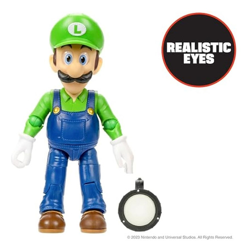 Figura Articulada Luigi Juguete Super Mario Bros Jakks ;o