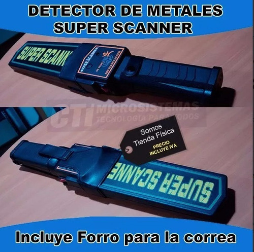 Detector De Metales  Super Scanner (portatil) (18102)