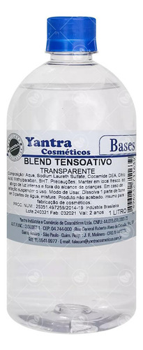 Blend Tensoativos Transparente 1/4 Para Sabonete Shampoo