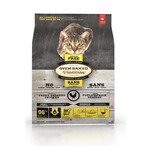 Oven Baked Grain Free Gato Todas Edades Pollo 2,27kg Pethome
