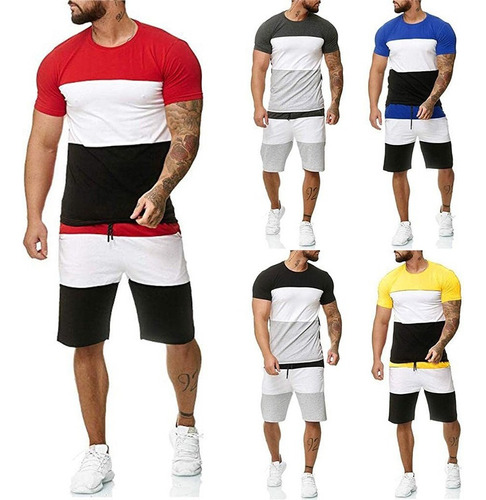 Conjunto De 2 Piezas Camiseta Corta Y Pantalón Corto