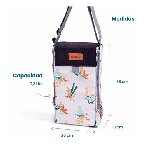 Imagen 4 de 10 de Bolso Matero Desplegable Diseño Coral Chilly