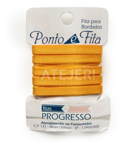 Imagen 3 de 10 de Cinta Falletina Para Bordar 3,5mm Por 3 Metros C/u 20 Unid