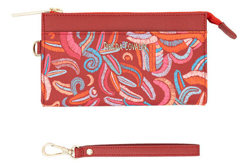 Bolsa Cheen Pineda Covalin Diseño Quetzalcóatl Rojo Color Rojobcsq