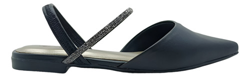 Sapatilha Slingback Com Strass Via Uno 866004