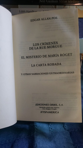 Obra Selectas 4 - Orbis - Edgar Allan Poe (Usado)
