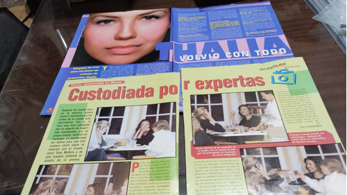 Thalía Clipping De Revistas Lo Que Se Ve En Fotos Lote 4