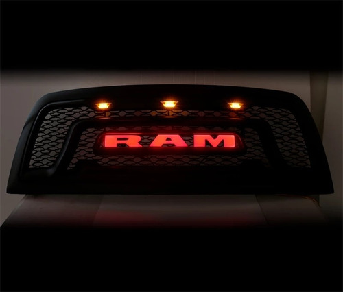 Parrilla Máscara Frontal Dodge Ram 2500 2010-2018 Luz Led