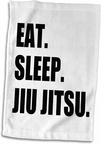3d Rose Eat Sleep Jiu Jitsu Arte Marcial Japonés Ju Ju...