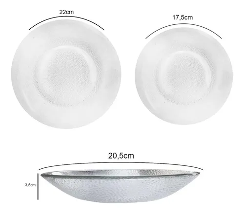 Juego Vajilla Completo 55 Pzs Platos Vasos Cubiertos Cocina