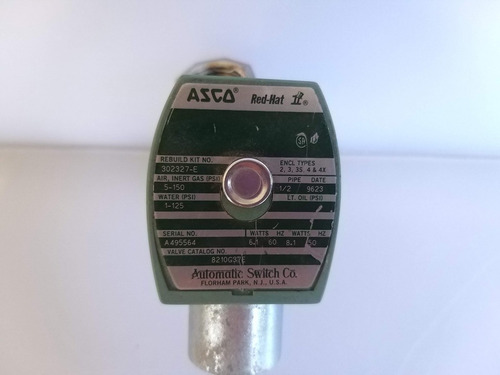 Válvula Solenoide 8210g37e Asco (Usado)