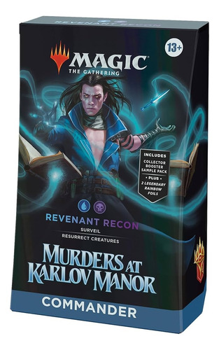 Magic Murders At Karlov Manor Revenant Recon Commander Deck