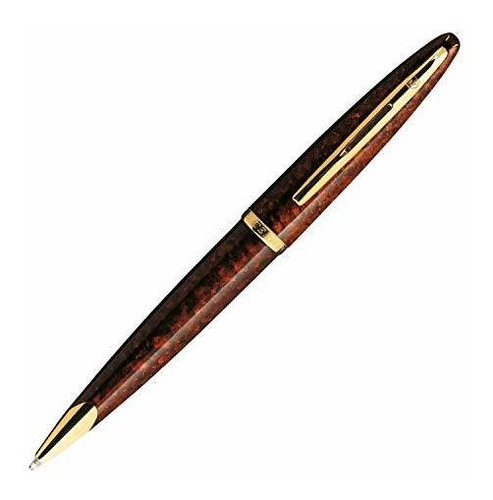 Pluma Waterman Carène Ámbar Marino 23k Gold - Azul