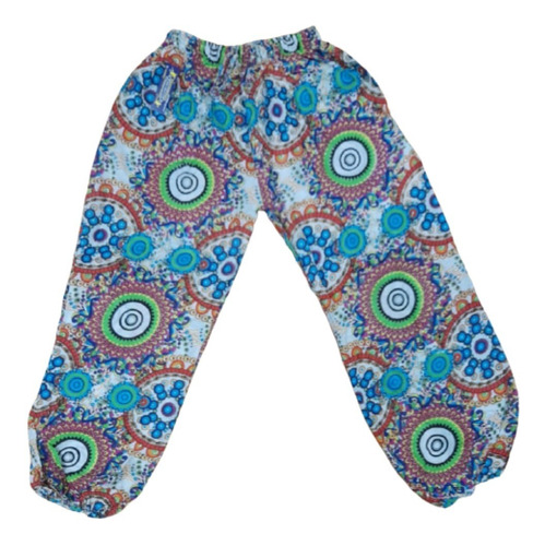 Pantalon Babucha Yoga Taichi Meditacion Algodon Blanco S / L