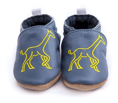 Imagen 1 de 9 de Suabs, Jirafa Gris. Zapatos Para Bebé Niño.