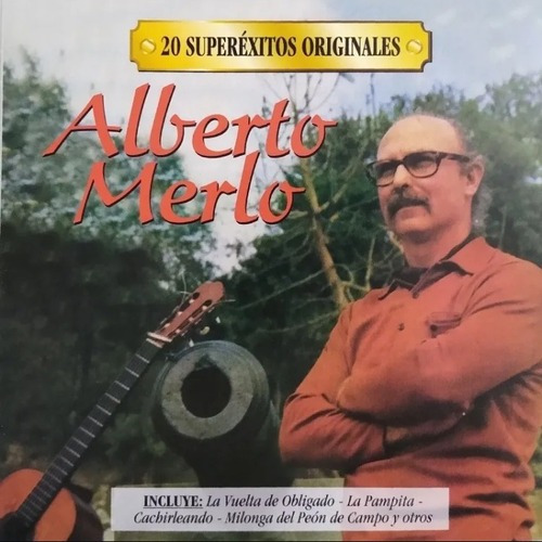 Alberto Merlo Cd 20 Súper Éxitos Con Sus Mejores Temas