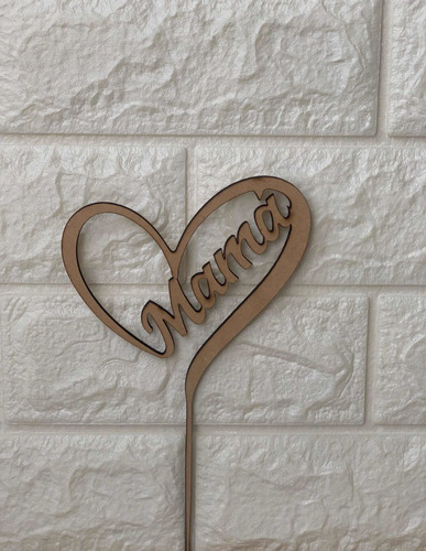 Cake Topper  Mdf 3mm Corte Láser Varios Diseños