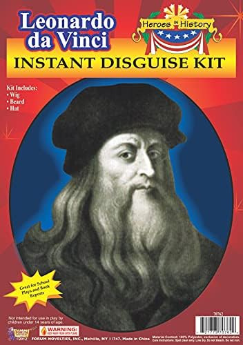 Forum Novelties - Kit De Disfraz De Leonardo Da Vinci Para H