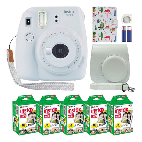 Fujifilm Instax Mini 9   Y White - Cámara Instantánea .