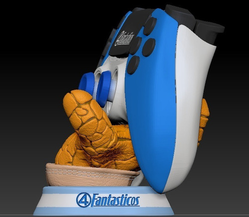 Archivo Stl Pochoclera Soporte Joystick 4 Fantástico Mole
