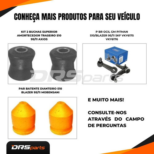 2 Amortecedor Dianteiro S10 2.5 2.8 Maxion Mwm 96/05 Monroe