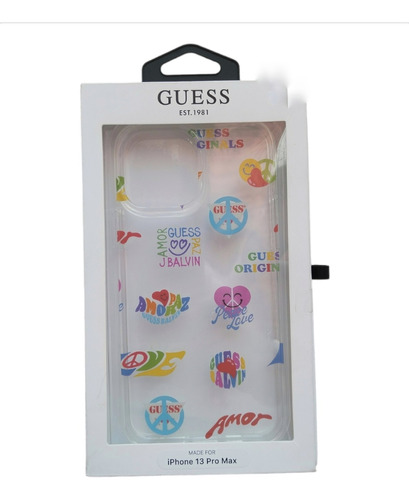 Case Protector Guess Compatible Con iPhone 13 Pro Max Balvin