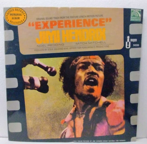 Jimi Hendrix Original Sound Track Experience Lp Disco Vinil
