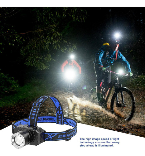 Para Lámpara Principal Recargable Luces Delanteras Para La