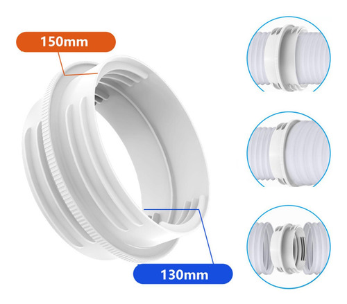 Conector De Manguera De Aire Acondicionado Resistente Fácil