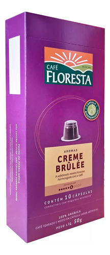 Cafe Floresta Com 10 Cápsulas Creme Brulée - Nespresso