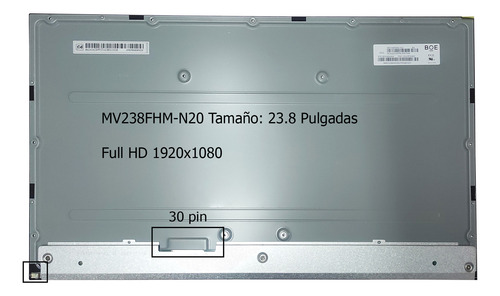 Pantalla 23.8 Hp Aio Eliteone 800 G3 923631-001 Sd10w75351