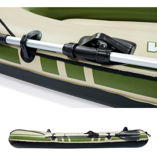 Imagen 4 de 10 de Bote Gomón Inflable Voyager 300 Bestway 2 Personas + 2 Remos