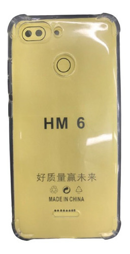 Forro Protector Para Redmi 6 De Silicona Transparente 