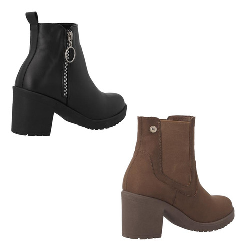 Botas Uh Lulu By Eh! Mujer Duo Pack Comodas
